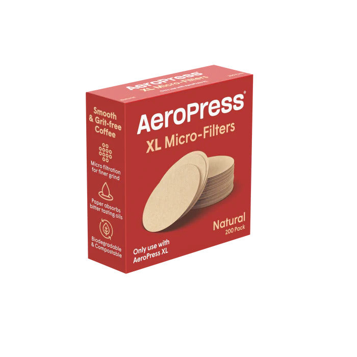 Aeropress Xl Natural Filters, 200 Pack