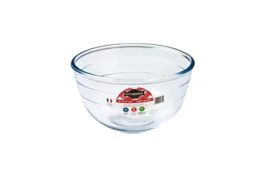 Glass Mixing Bowl 16cm - 1l O'cuisine
