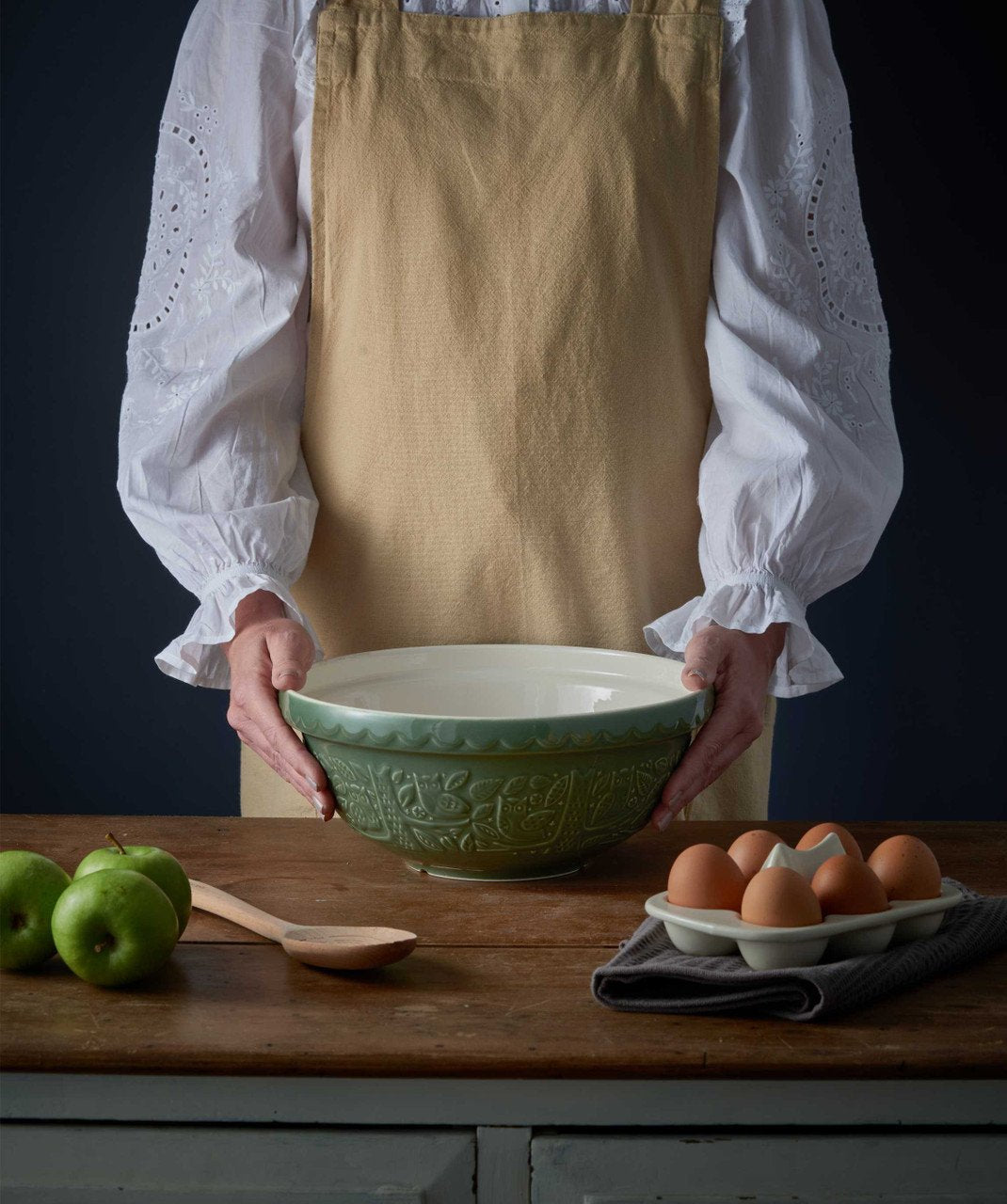 Mason Cash Forest Green Mixing Bowl 26cm