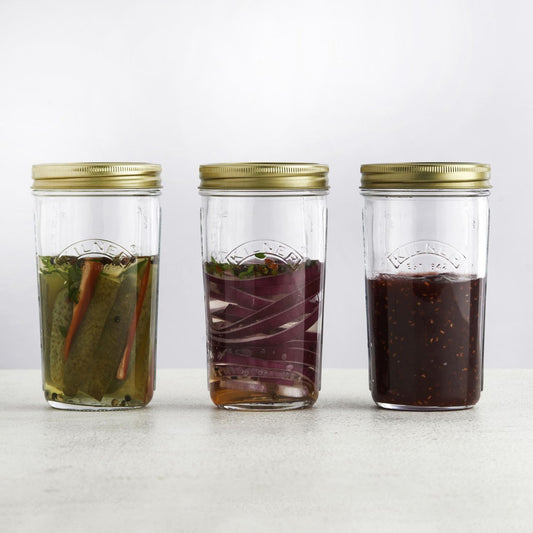 Kilner Wide Mouth Preserve Set/6 500ml