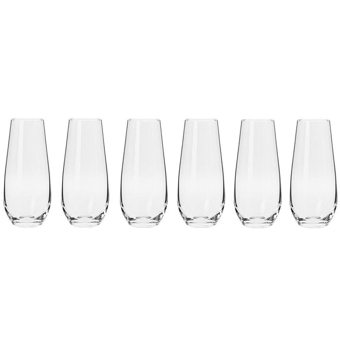 Krosno Harmony Stemless Flute 230ml Set