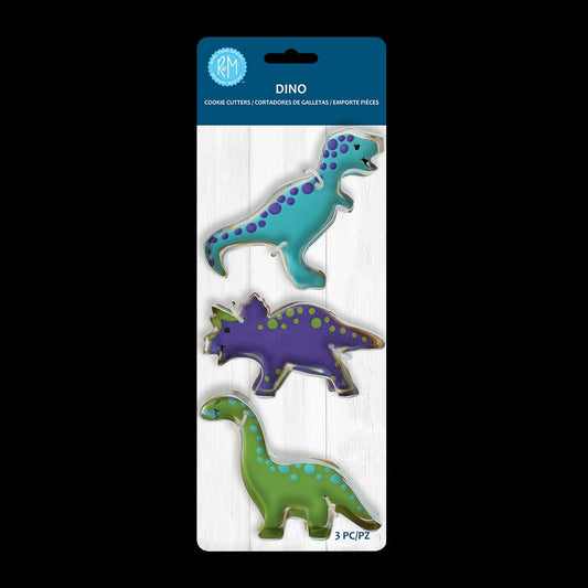 R&m International Dinosaur 3pc Cookie Cutter Set
