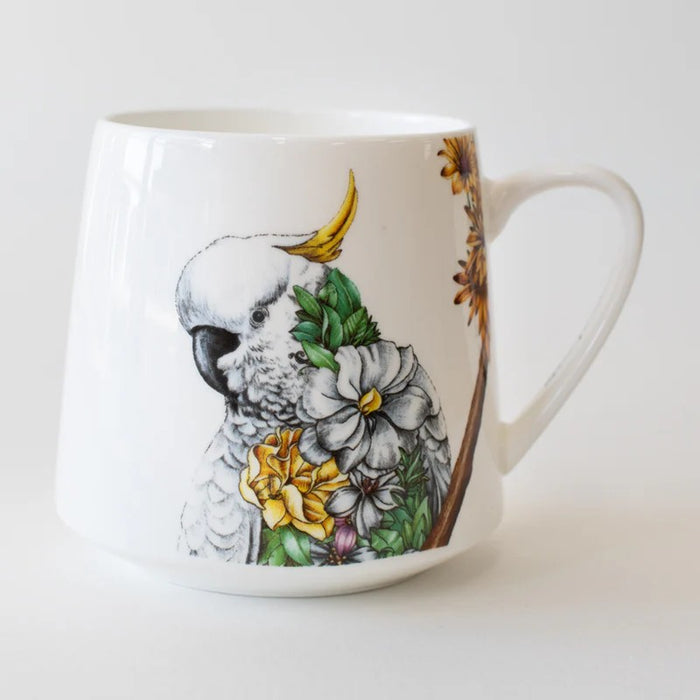 Marini Ferlazzo Mug 450Ml – Sulphur-Crested Cockatoo
