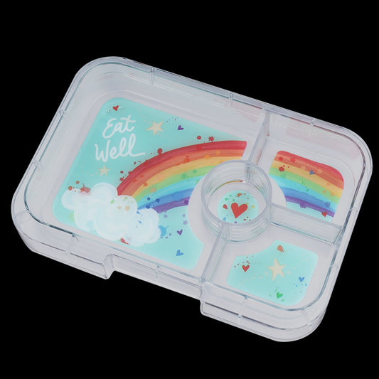 Yumbox Tapas Lunch Box 4 Compartment (seville Purple - Rainbow)
