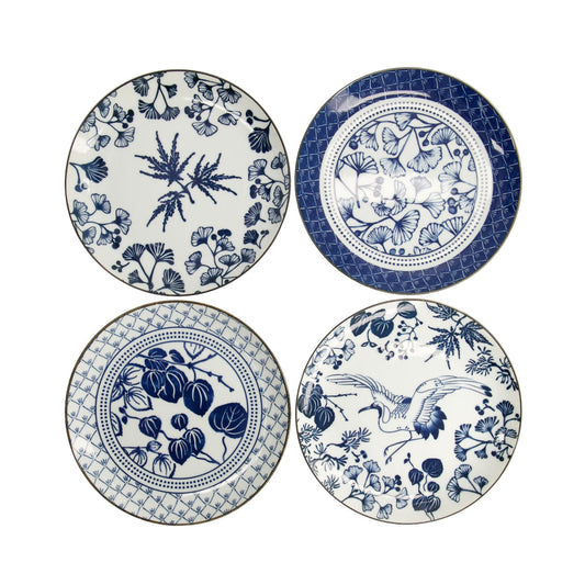 Td Flora Japonica Plate Giftset 4Pc 25Cm Mixed Gift Boxed
