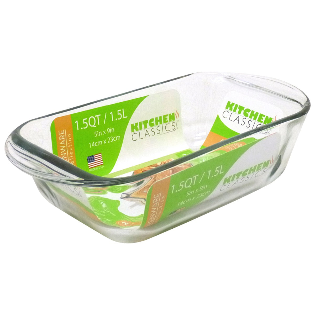 1.5litre Loaf Baking Dish / Glass Loaf Pan 14 X 23cm