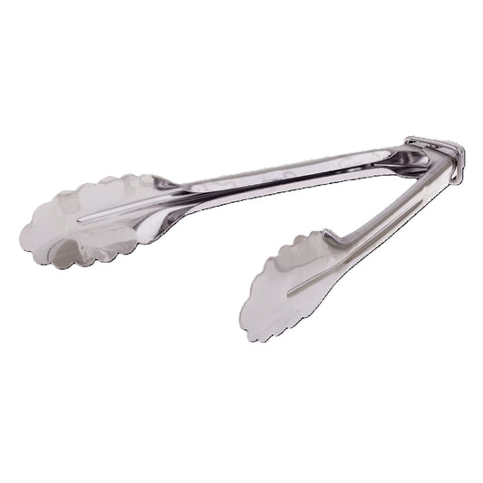 Appetito Stainless Steel Locking 18cm Mini Kitchen Food Tongs
