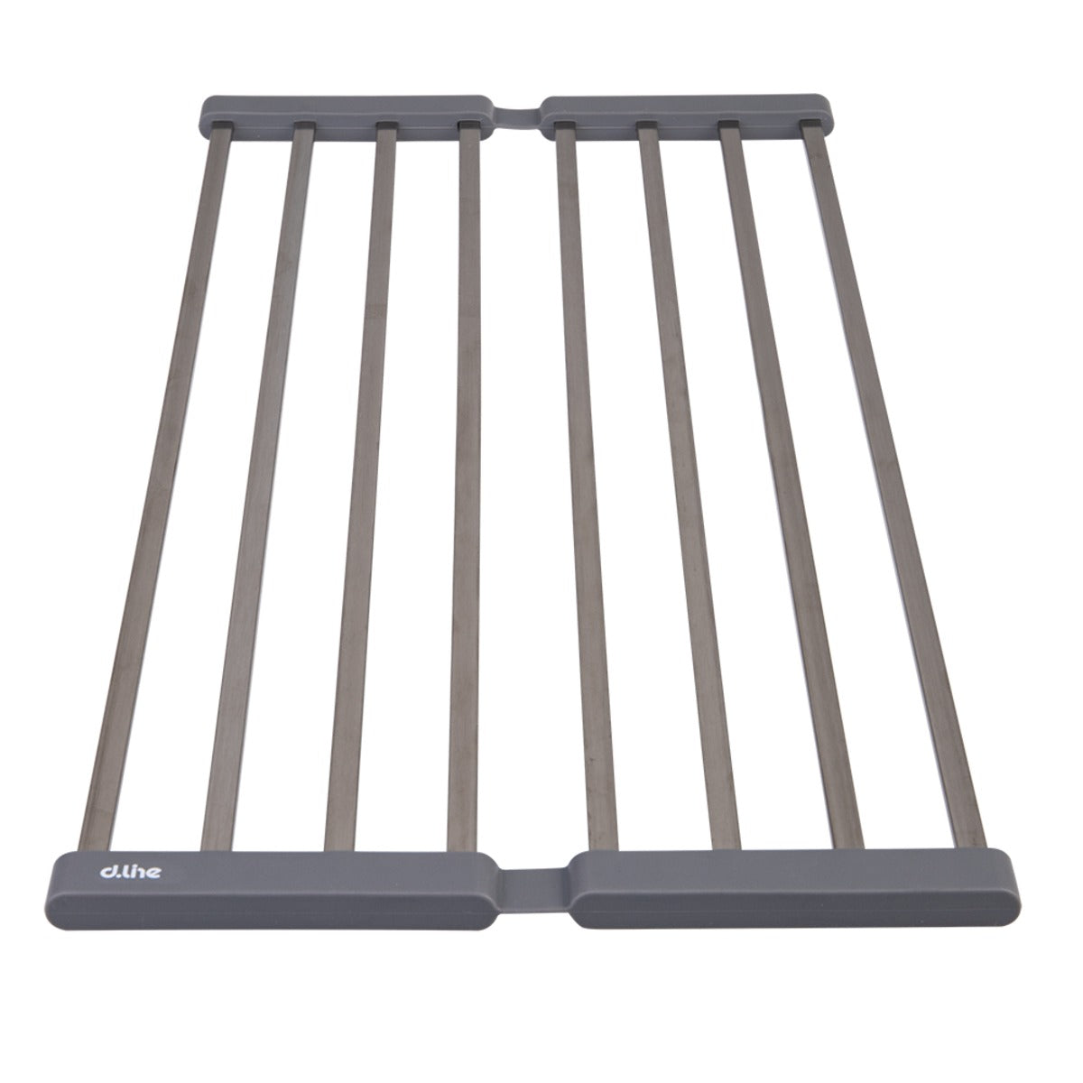 Stainless Steel Folding Sink Drying Rack 51X24Cm (Grey)