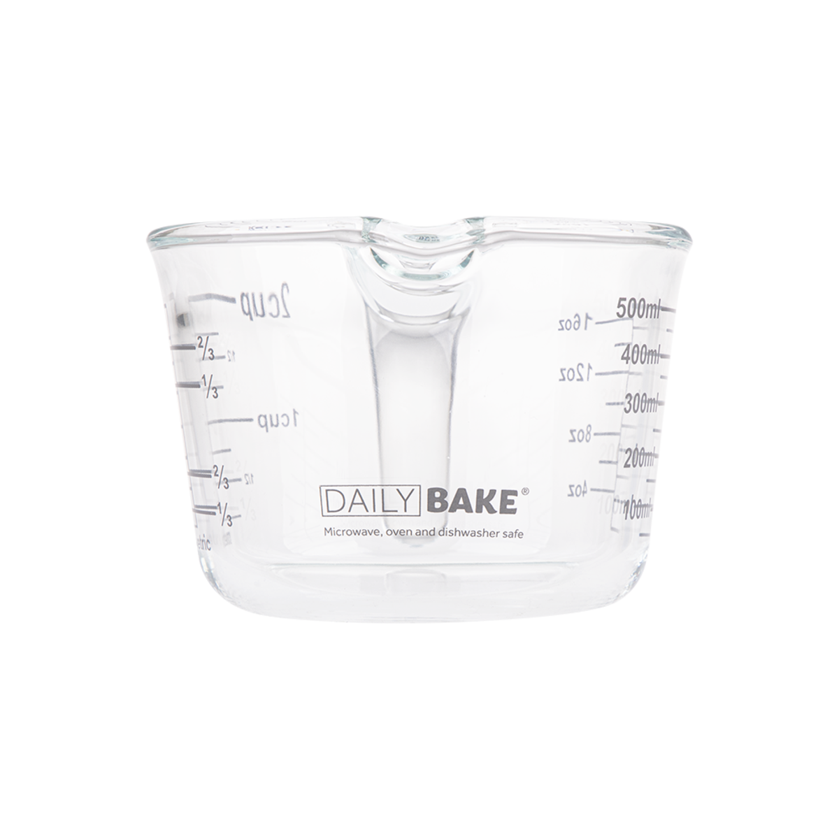 Borosilicate Glass Measure Jug 2 Cup/500ml
