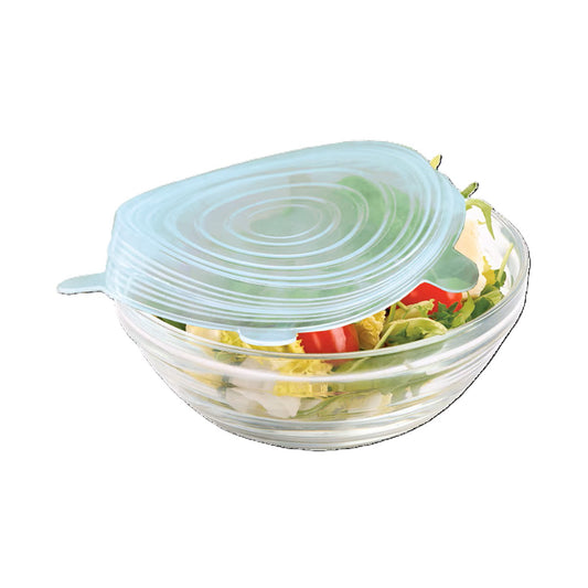 Appetito Reusable Large Silicone Food Covers - Set 2
