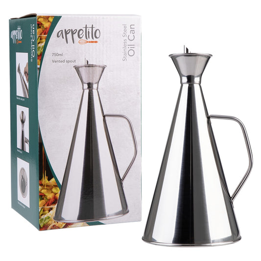 Appetito S/S Oil Can 750Ml