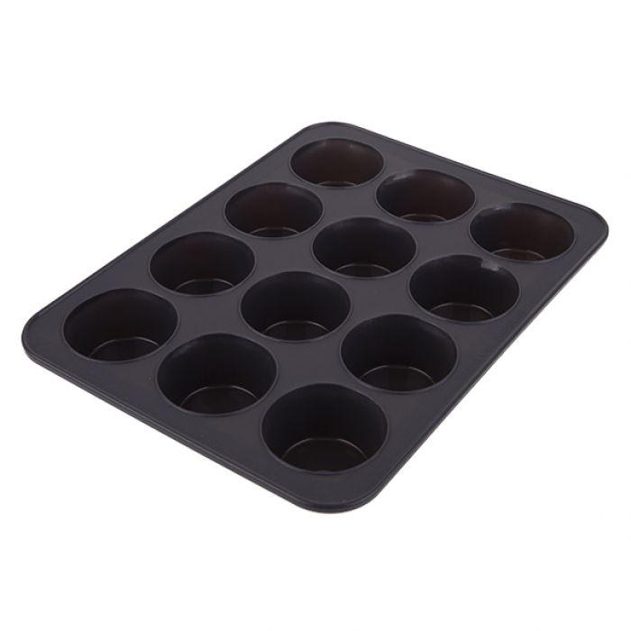 Db Silicone Muffin 12 Cup Pan Charcoal