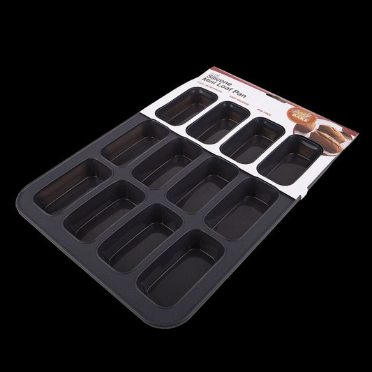 Silicone 12 Cup Mini Loaf 32.5x24.5x2.7c