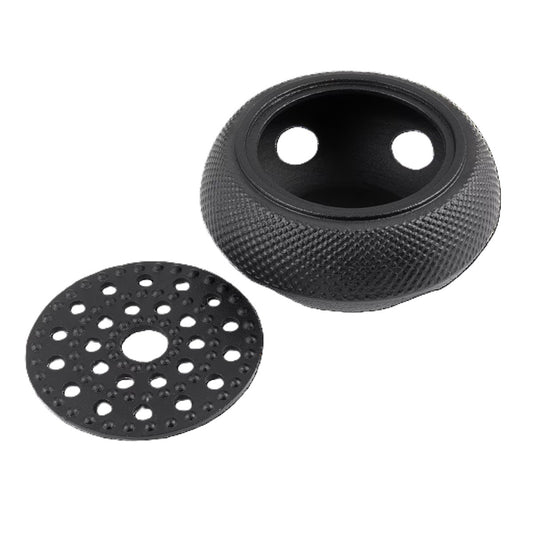 Cast Iron Teapot Warmer 13.5cm Dia. Fine Hobnail (black)