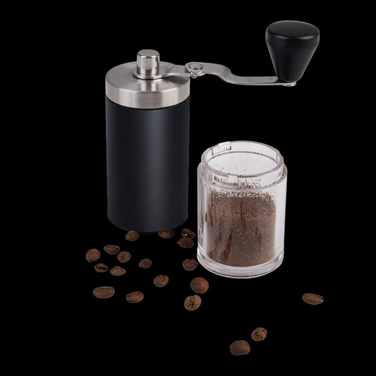 S/s Hand Coffee Grinder With Ceramic Burr - Black