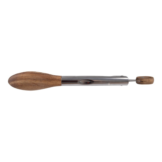 Alfresco Lane Acacia Wood And Staiinless Steel Tongs - 23Cm