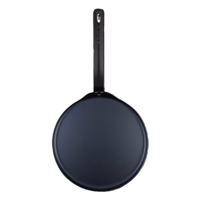 Evolv Pre-Seasoned Carbon Steel Crepe/Roti Pan - 28Cm