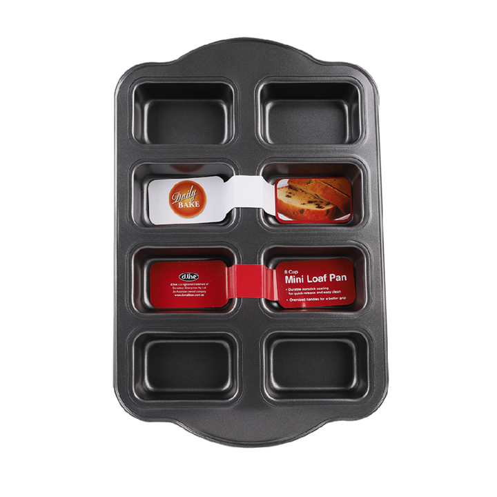 Mini Loaf 8 Cup Pan N/S Metal
