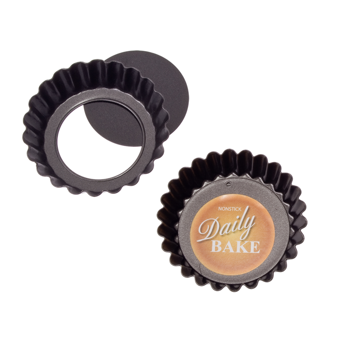 7.5cm X 2cm Non Stick Mini Quiche Pan