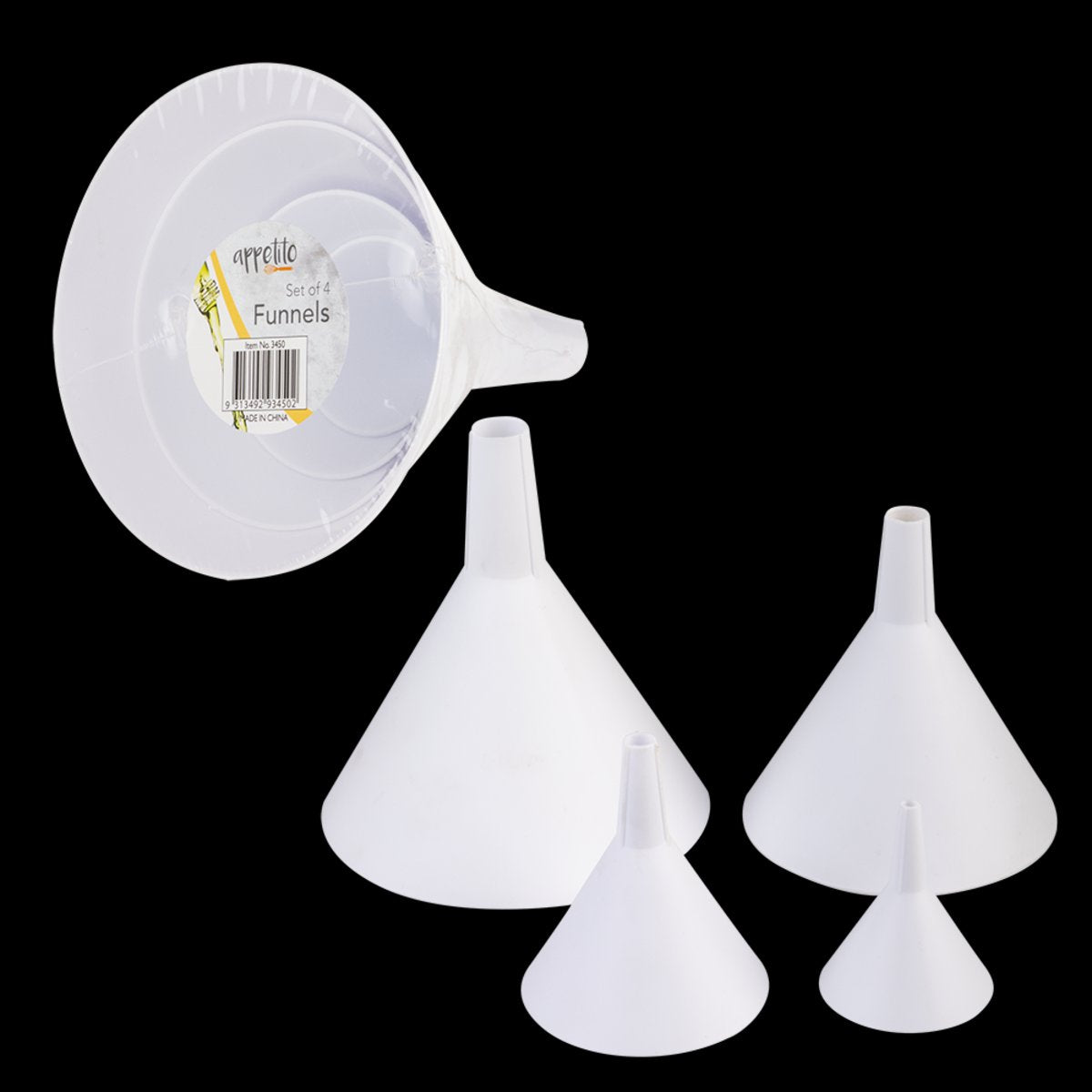 Funnels Plastic Set 4
