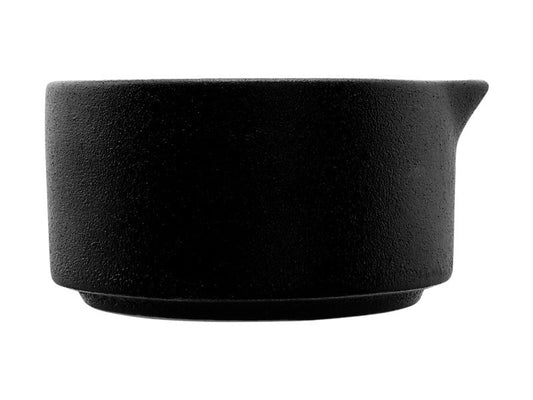 Mw Caviar Sauce Dish/pourer 130ml Black