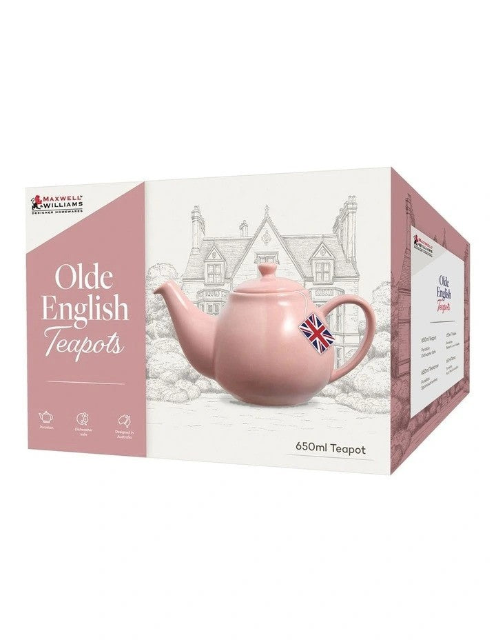 Maxwell & Williams Teapot Olde English Pink 650ml