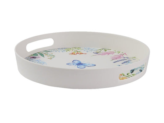 Mw Botanica Melamine Round Serving Tray 35X5Cm