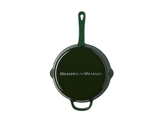 Mw Cast Iron Frypan English Racing Green 26Cm Gift Boxed