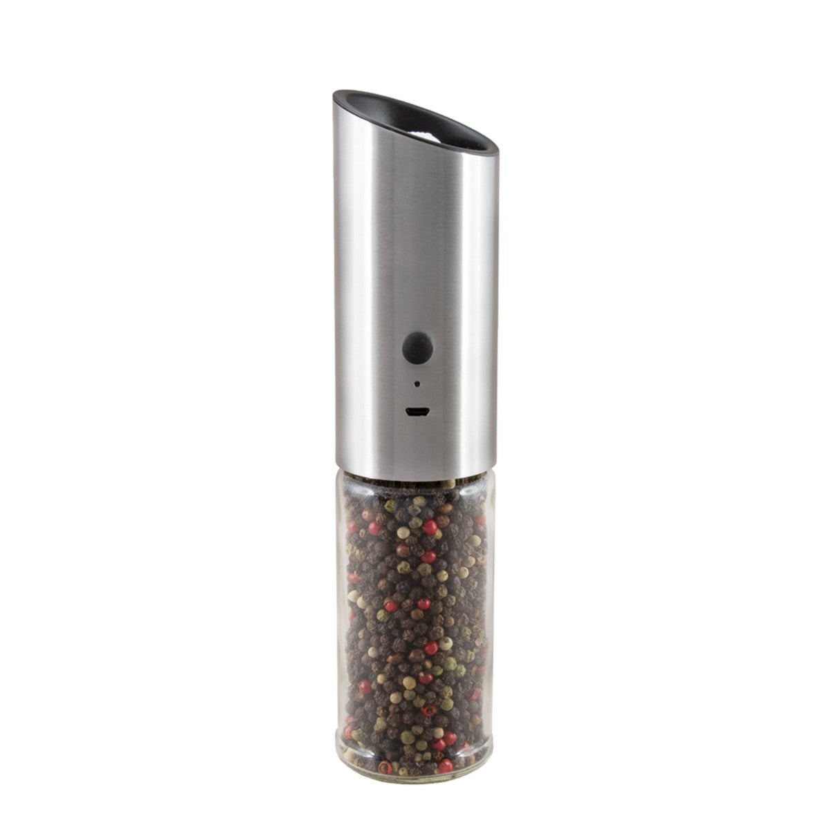 Royale Electric Rechargeable Mill Gift Box S/Steel 24Cm Black Peppercorn
