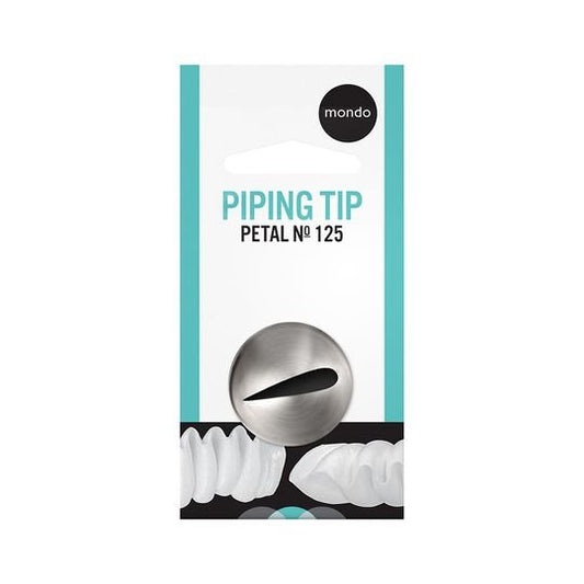 Mondo #125 S/s Lg Petal Piping Tip- Stainless Steel