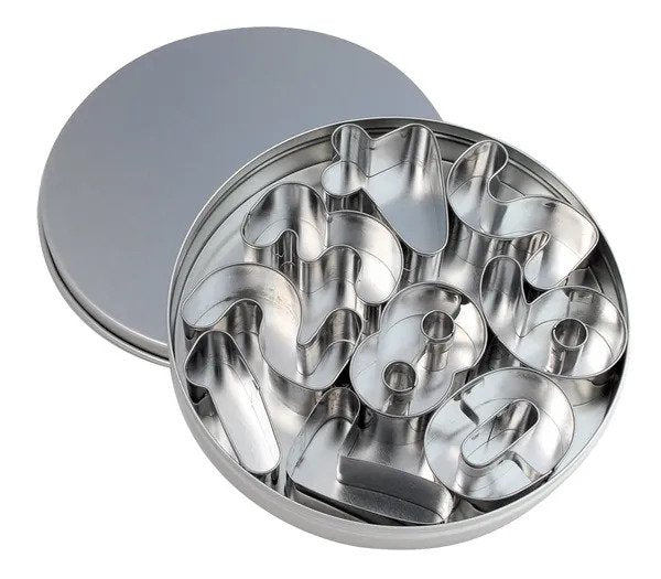 Mondo Number Cookie Cutter 10pc 8cm