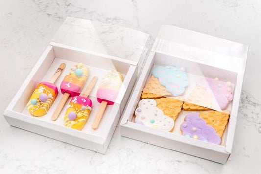 Mondo Cookie Boxes Square - 15.5 X15.5 X 3.5cm