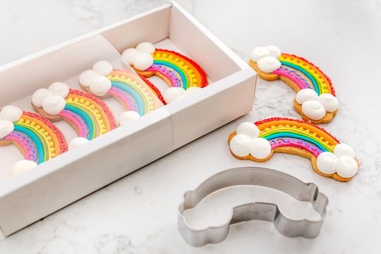 Mondo Cookie Boxes Rectangle - 22.5 X11.5 X 4.5cm