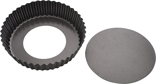 Masterpro Non Stick Round Deep Flan Quiche 25cm