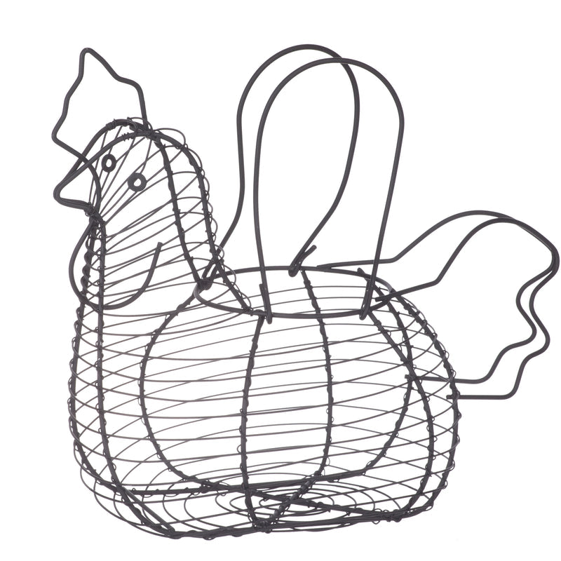 Chicken Egg Basket Black