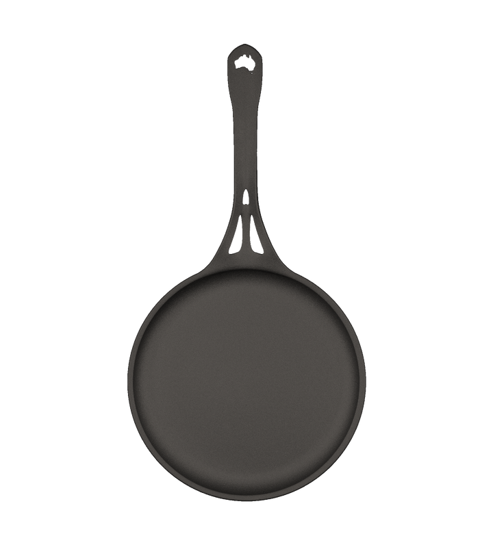 Aus-Ion Quenched 24Cm Seasoned Iron CrêPe/Griddle Pan
