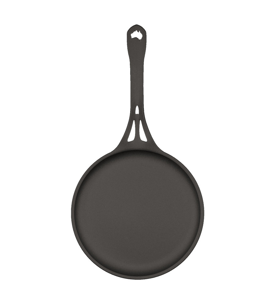 Aus-Ion Quenched 24Cm Seasoned Iron CrêPe/Griddle Pan