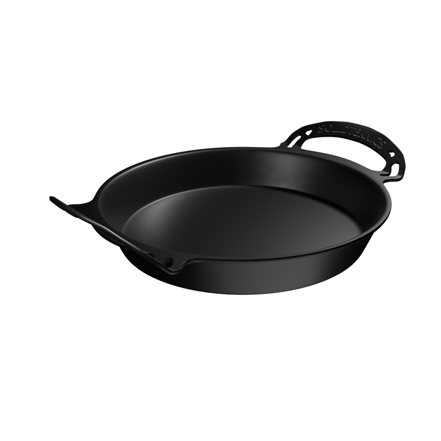 AUS-ION QUENCHED ™ 30cm DUAL HANDLE BIGGA Skillet Iron