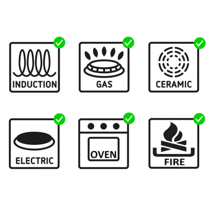 Aus-ion Quenched ™ 20cm Iron Skillet Frypan