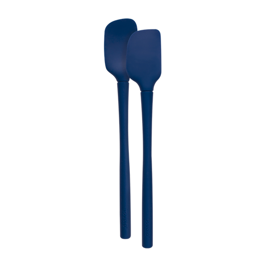 Tovolo "flex-core" All Silicone Set 2 Mini Spatula/spoonula - Deep Indigo