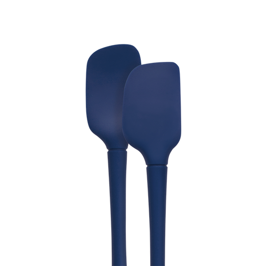Tovolo "flex-core" All Silicone Set 2 Mini Spatula/spoonula - Deep Indigo