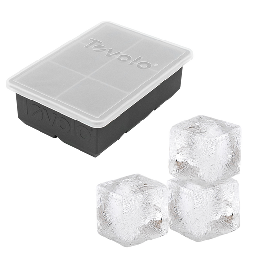King Cube Ice Tray W/ Lid (charcoal)