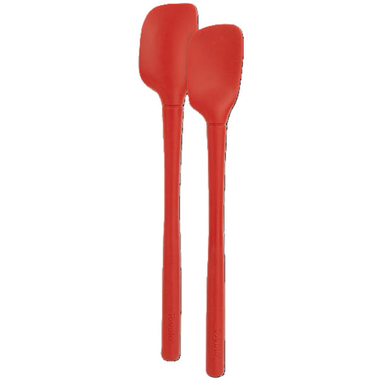 Flex-core All Silicone Set 2 Mini Spatula/spoonula Cayene Red