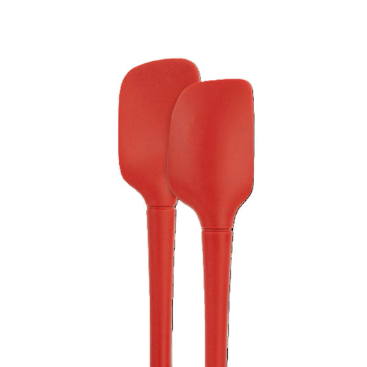 Flex-core All Silicone Set 2 Mini Spatula/spoonula Cayene Red