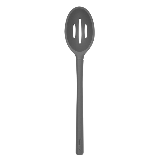 Tovolo "flex-core" All Silicone Slotted Deep Spoon (charcoal)