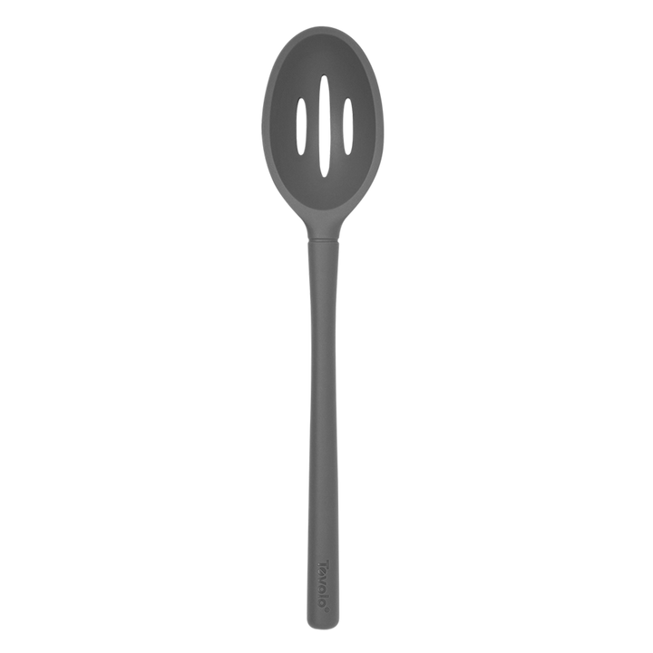 Tovolo "flex-core" All Silicone Slotted Deep Spoon (charcoal)