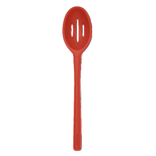 Tovolo "Flex-Core" All Silicone Slotted Deep Spoon (Cayene Red)
