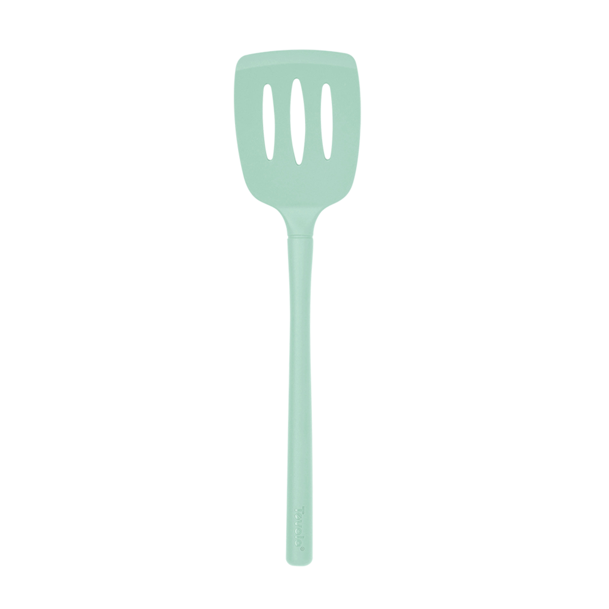 Tovolo "flex-core" All Silicone Slotted Turner (light Aqua)