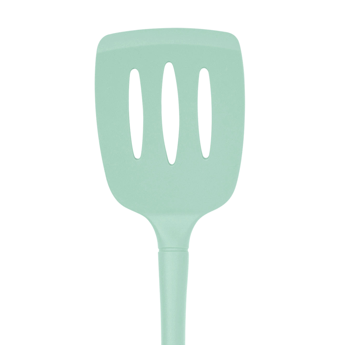 Tovolo "flex-core" All Silicone Slotted Turner (light Aqua)