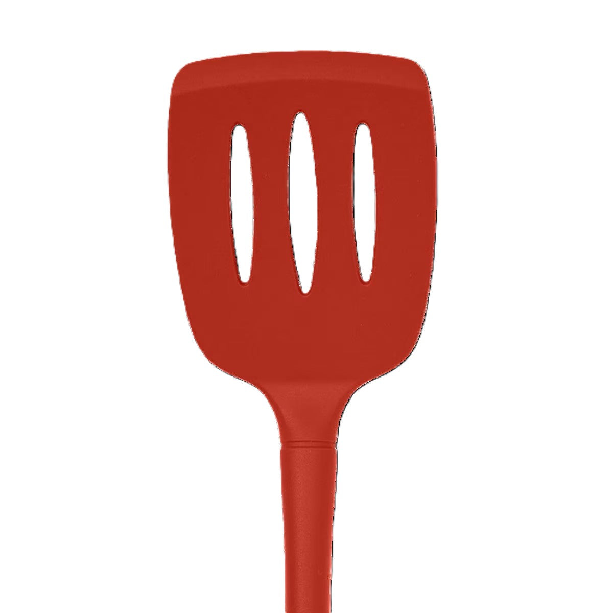 Tovolo "flex-core" All Silicone Slotted Turner Cayene Red